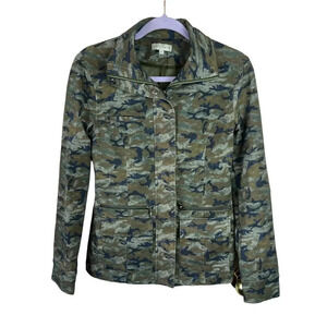 Anatomie Camo Print Kenya Safari Zip-up Jacket